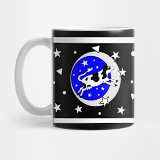 Funny Cow with Moon with Stars Mug